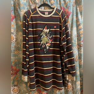 Grateful Dead Bolt Upcycled Ecko Sweater
